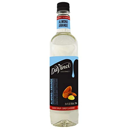 Davinci Gourmet 13291 Davinci Classic Flavor Syrup - 750ml Plastic Bottle Almond