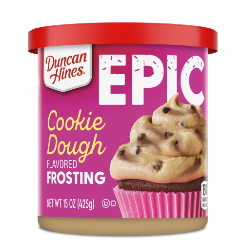 Duncan Hines Epic Cookie Dough Flavored Frosting, 15 Oz.