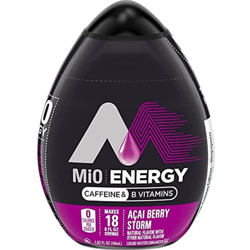 Mio Energy Liquid Enhancer, Acai Berry Storm, 1.62 Fl. Oz - Pack Of 6