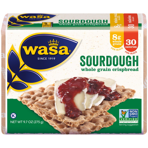 Wasa Sourdough Whole Grain Crispbread 9.7 Oz