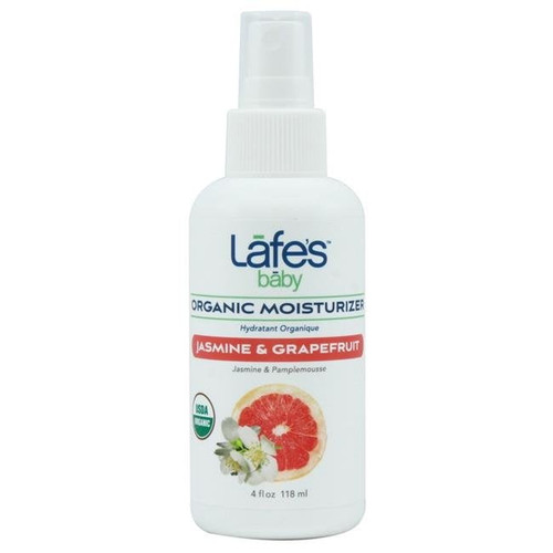 Lafes Natural Bodycare 348071 Organic Jasmine & Grapefruit Moisturizer Oil, 8 Oz - 24 Per Case