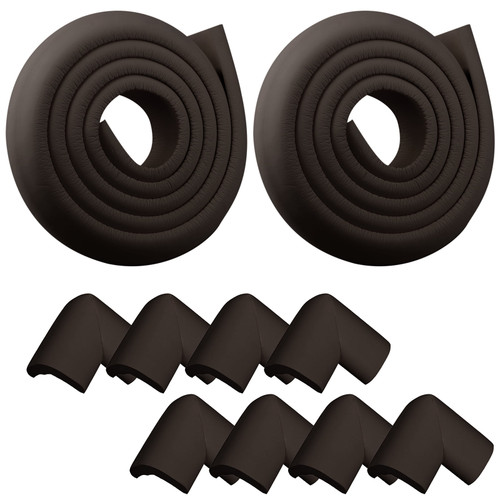 Eeekit 2pcs 6.5ft Baby Safety Table Desk Edge Corner Cushion Guard Strip Softener Bumper Protector, Soft Baby Proofing Corner Guards Edge Protectors - Safe Edge Corner Cushion With Corner Cushions