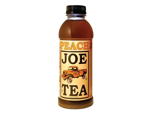 Joe Tea Peach Tea 18 Fl. Oz. Plastic Bottles- Case Pack Of 12