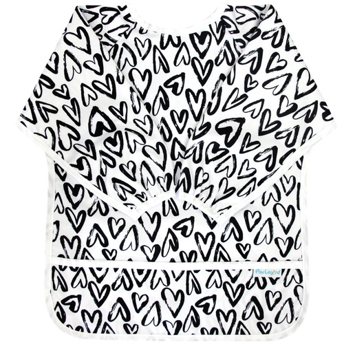 Paw Legend 1 Pcs Long Sleeved Baby Bib - No Leak Bib For Babies - Toddler Bib (6-24 Months) With Pocket