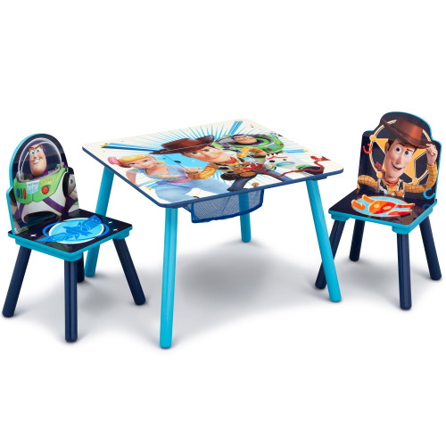 Disney/pixar Toy Story 4 Kids Table And Chair Set With Storage By Delta Children