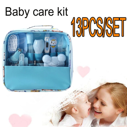 Laidan-13pcs Baby Care Set Nail Clippers Comb Safety Tools Beauty，electric Nail Trimmer Set For Newborn Boys Girls Haircut Tools