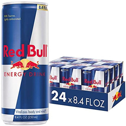 Red Bull Energy Drink, 8.4 Fl Oz (24 Pack)