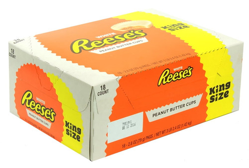 Product Of Reeses, King Size White, Count 18 (2.8 Oz) - Chocolate Candy / Grab Varieties & Flavors