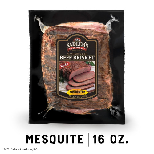 Sadler's Smokehouse Mesquite Smoked Sliced Beef Brisket, 1.0 - 1.6 Lb