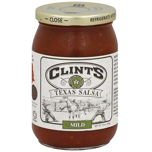 Clint's Texas Mild Salsa, 16 Oz (pack Of 6)
