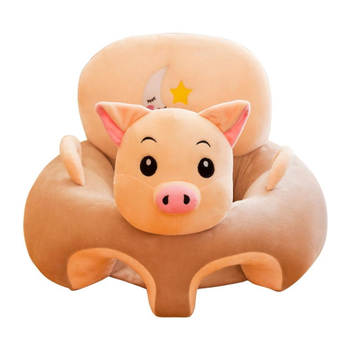 Aktudy Creative Cartoon Baby Sofa Cover Learn To Sit Seat Feeding Chair Case (c)