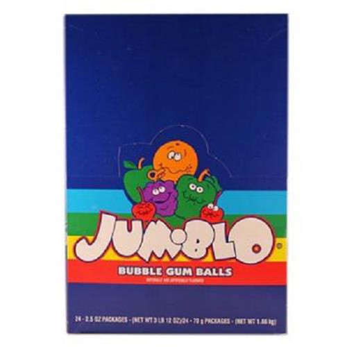 Product Of Jumblo, Bubble Gum Balls, Count 24 - Sugar Candy / Grab Varieties & Flavors