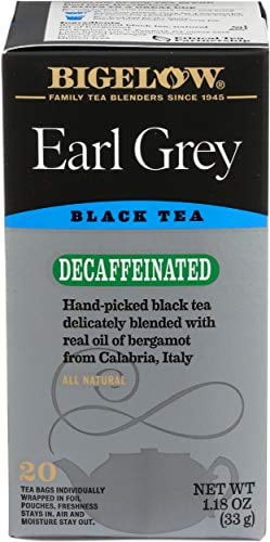 Bigelow, Earl Grey Tea (decaffeinated), 20 Count