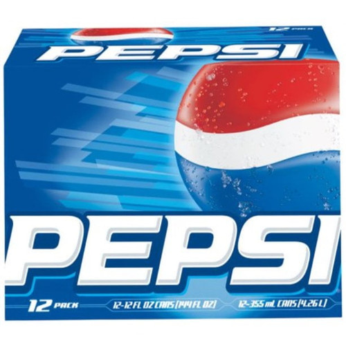 Pepsi 16788 Pepsi Carbonated Soda, 12oz Can, 12/pk, Blue