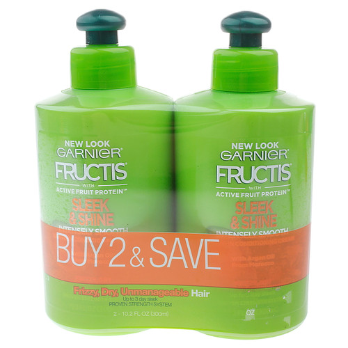 Garnier Fructis Sleek & Shine Leave-in Conditioner, 10.2 Fl Oz (2 Pack)
