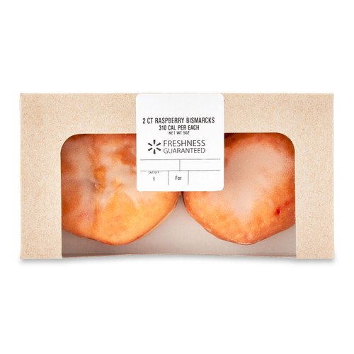Freshness Guaranteed Raspberry Bismarck Donuts, 2 Count