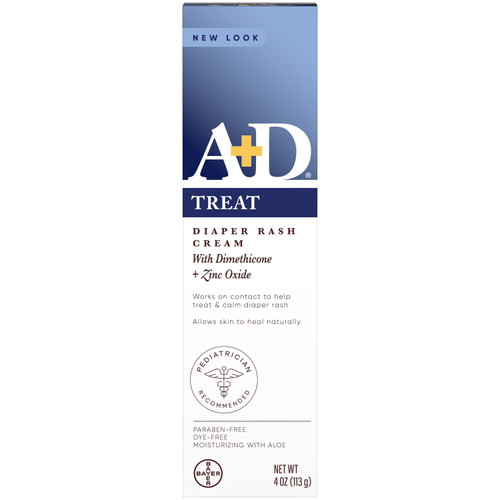 A+d Diaper Rash Cream With Dimethicone Zinc Oxide, 4 Oz. Tube (each)