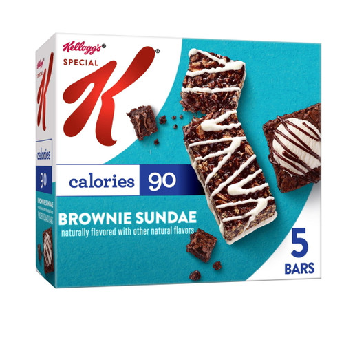 Kellogg's Special K Protein Snack Bars, Brownie Sundae, 4.4 Oz, 5 Count