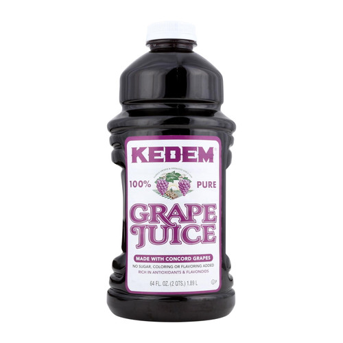 (8 Pack)kedem Grape Juice , 64 Fl Oz.
