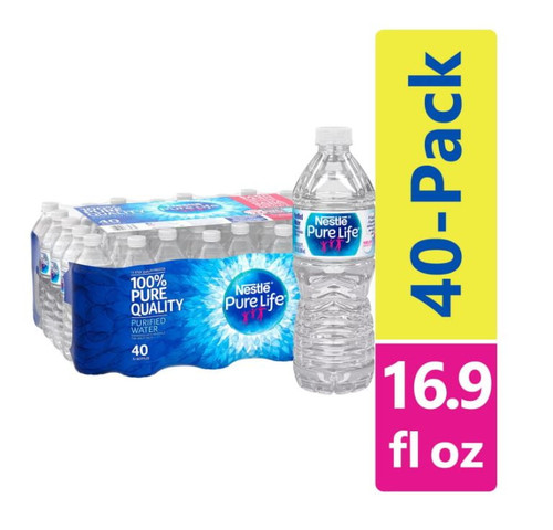 Nestle Pure Life Purified Water (16.9oz / 40pk)