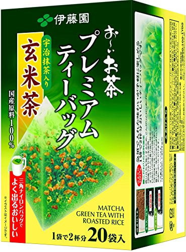 Itoen Genmaicha (brown Rice Tea) Matcha Blend Premium Bag Pack Of 20