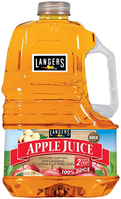 Langers 100% Juice, Apple, 101.4 Ounce (pack Of 4)