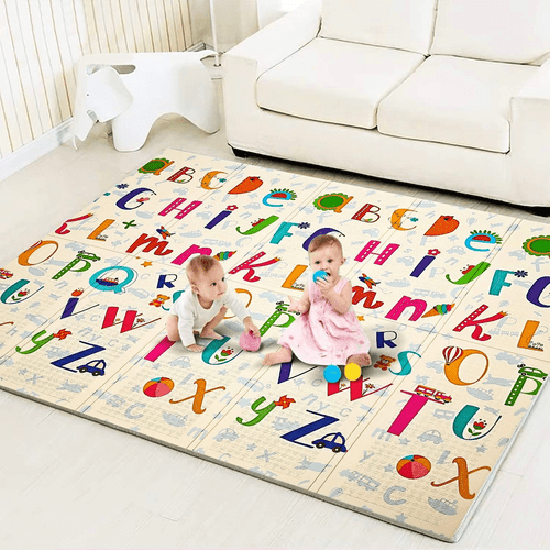 Extra Large Baby Crawling Mat,foam Folding Play Mat Reversible Baby Crawling Mat, Non Toxic Waterproof For Picnic Outdoor Playroom