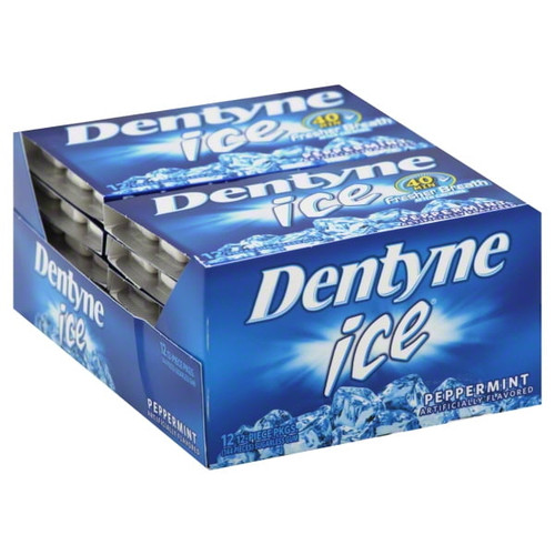 Dentyne Ice Peppermint Sugar Free Gum, 9 Packs Of 16 Pieces (144 Total Pieces) 16 Count (pack Of 9)