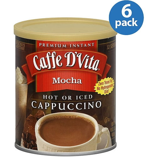 Caffe D'vita Mocha Cappuccino Mix, 16 Oz, (pack Of 6)
