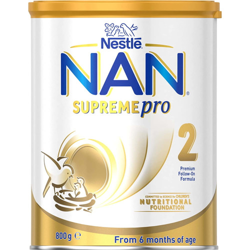 Nestlé Nan Supremepro Stage 2 Follow-on Infant Formula Powder – 28.2 Oz/800g