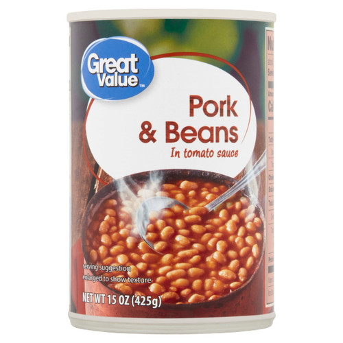 Great Value Pork & Beans, 15 Oz Can