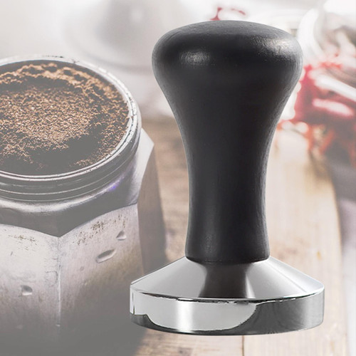Coffee Tamper Wood Handle Leveler Tool Avoid Agglomeration Machine Accessories Espresso Distribution Coffee Distributor 58mm