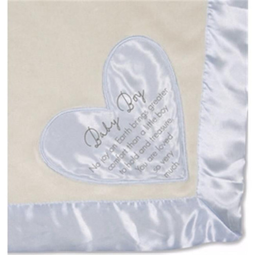 Pavilion 142796 40 X 30 In. Comfort Blanket Royal Plush Baby Boy