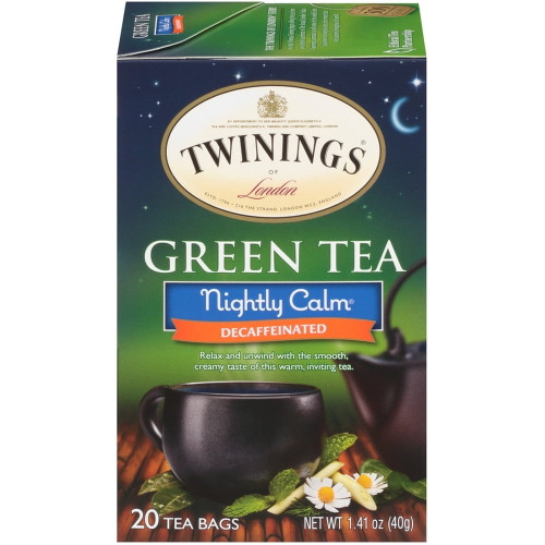 Twinings Nightly Calm Green Tea Decaffeinated -- 20 Tea Bags