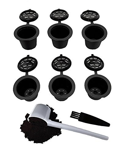 Nespresso Capsules Refillable - Reusable Coffee Pods For Nespresso Cups - Originalline Compatible - Pack Of 6