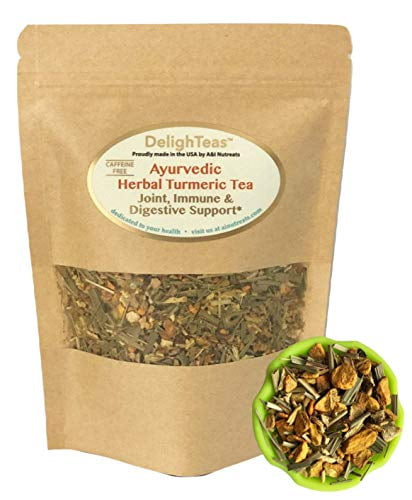 Ayurvedic Anti-inflammatory Tea - Organic Loose Leaf Turmeric Tea With Ginger, Lemongrass And Licorice (loose Tea, 6 Oz.)