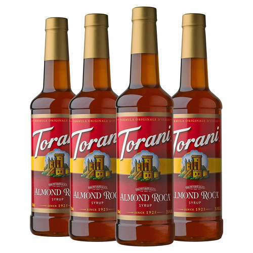 Torani Syrup, Almond Roca, 25.4 Ounces (pack Of 4)