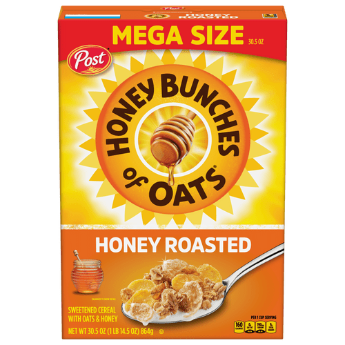 Honey Bunches Of Oats Honey Roasted, Whole Grain Cereal, 30.5 Oz