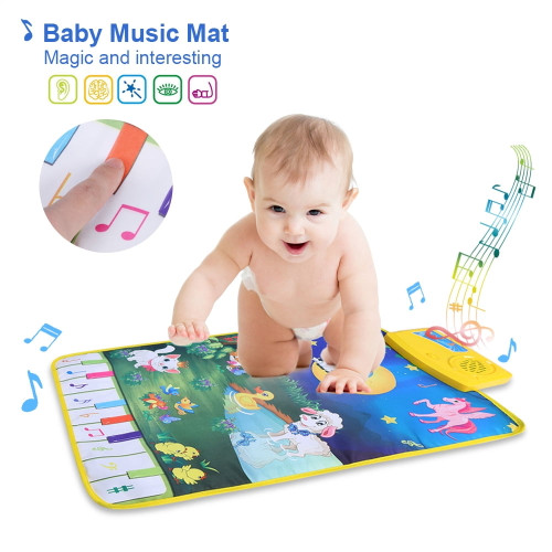 Lyumo Baby Animal Music Mat Children Crawling Piano Carpet Educational Musical Toy Kids Gift Baby Music Carpet