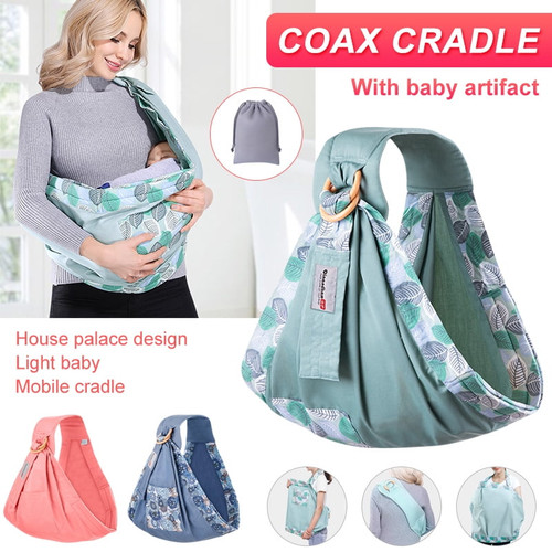 Ousitai 4 In 1 Baby Carrier Ergo Sling Wrap , Original Stretchy Infant Sling, Baby Cuddle Up Cotton Breathable Carrier Wrap ,postpartum Belt Or Nursing Cover Free Carrying Pouch For Infants/newborn
