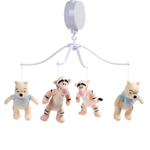 Lambs & Ivy Disney Baby Winnie The Pooh Hugs Musical Baby Crib Mobile Soother