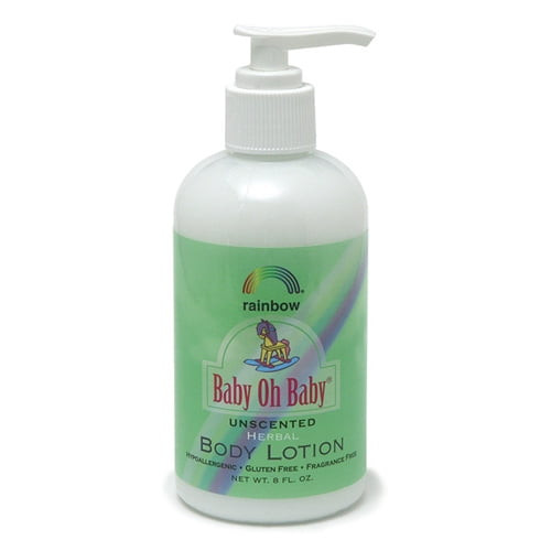Rainbow Research Baby Oh Baby Body Lotion, Unscented - 8 Oz, 6 Pack