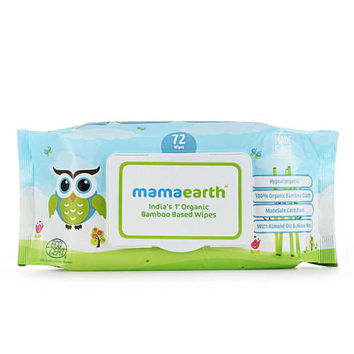Mamaearth India's First Organic Bamboo Based Baby Wipes