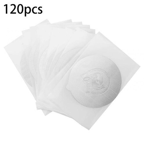Qifei 120 Pcs Aluminum Espresso Lids Self Adhesive Foil Sticker Seals For Reusable Capsules Refillable Coffee Pods Stainless Steel Cup Compatible Nespresso Vertuo Random Print