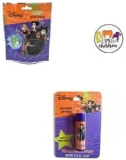 Hocus Pocus Green Apple Bath Bomb, 1.41 Oz.,hocus Pocus Pumpkin Spice Lip Balm, 0.12 Oz.and 1.1" Alloy Pin