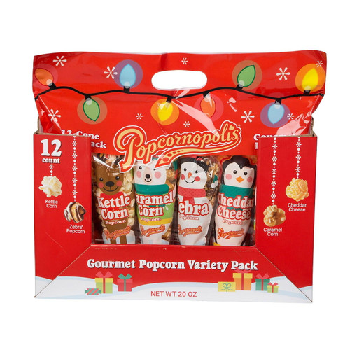 Popcornopolis 12-count Holiday Snack Pack