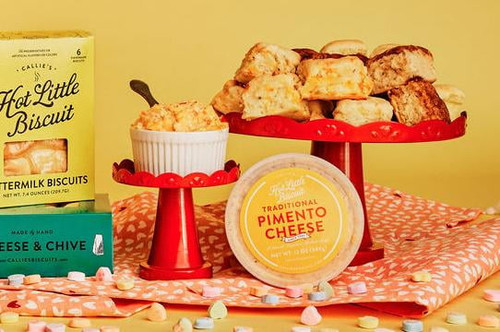 Share The Love Gift Basket | Biscuits (18) And Pimento Cheese (12 Oz)