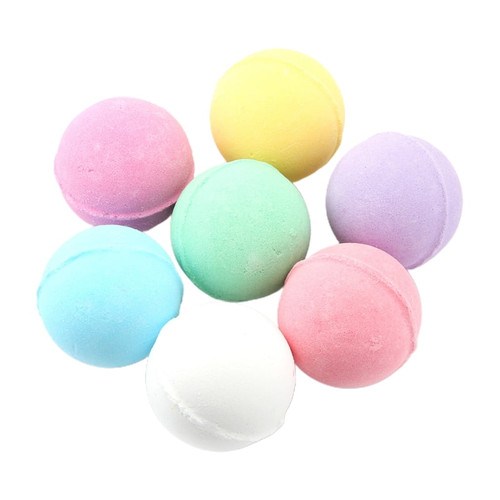 Aooower 5pcs/set 20g Bubble Small Bath Bombs Body Stress Relief Exfoliating Moisturizing Fragrances Aromatherapy Spa Salt Ball Shower Cleaner Birthday Christmas Gifts