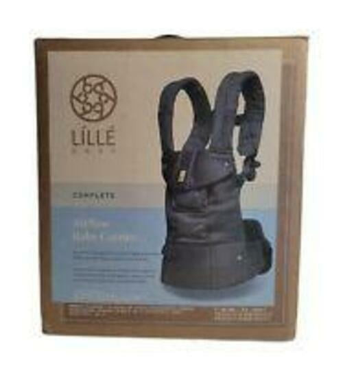 Líllébaby Complete Airflow Ergonomic 6-in-1 Baby Carrier Newborn To Toddler - With Lumbar Support - For Children 7-45 Pounds - 360 Degree Baby Wearing - Inward And Outward Facing - Silver