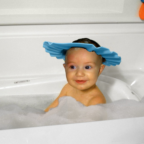 Evelots Shampoo Shower/bath Cap-baby/child-visor- Waterproof-adjustable-2 Colors